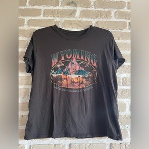 Womens graphic tee Wyoming